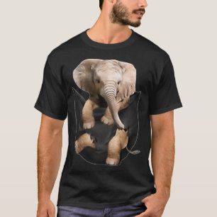 Elephant In Pocket Funny Elephant Lover Gifts T-Shirt