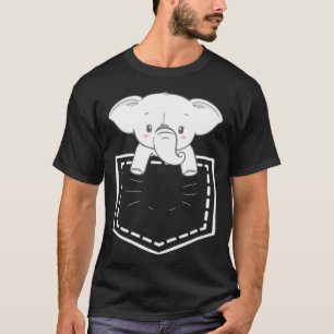Elephant In Poket Elephants For Men Women T-Shirt