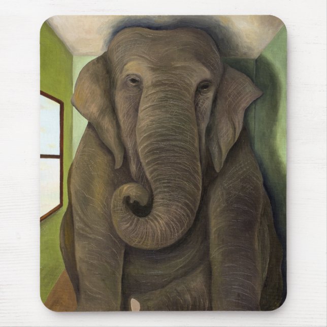 Elephant In The Room Mouse Pad (Front)