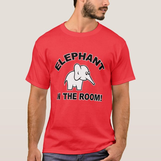 Elephant in the Room T-Shirt (Front)