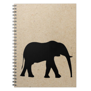elephant ink stamped journal