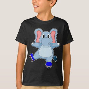 Elephant Inline skating Roller skates T-Shirt