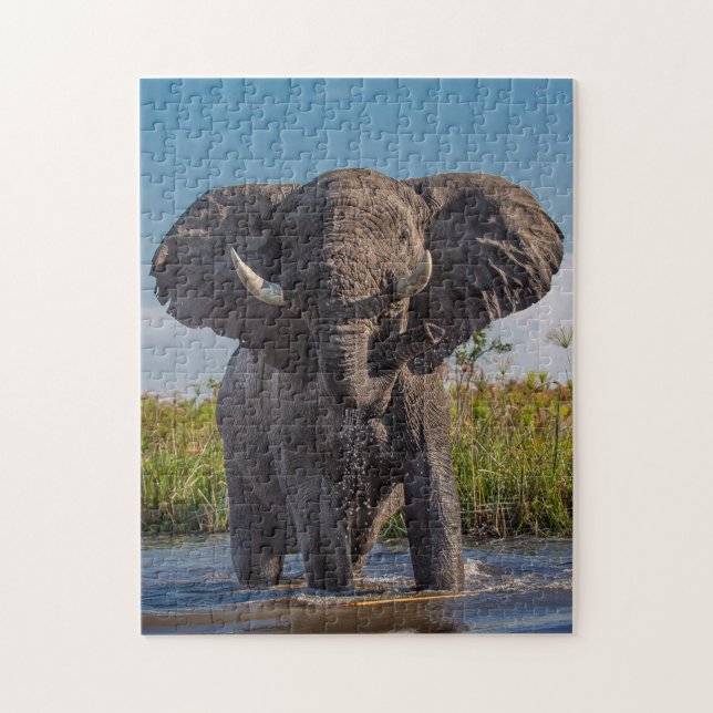 ELEPHANT JIGSAW PUZZLE (Vertical)