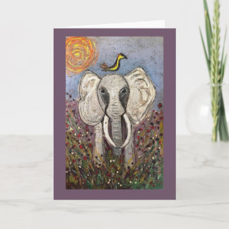 Elephant Joy Ride card