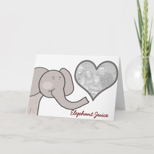 Elephant Juice Holiday Card (Front)