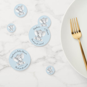 Elephant Jungle Animals Baby Shower  Confetti
