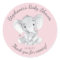 Elephant Jungle Animals Baby Shower Favour Sticker