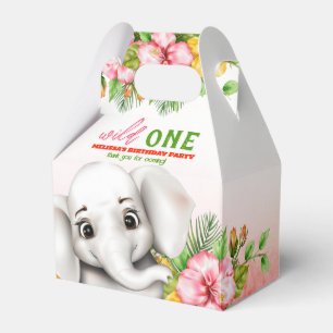 Elephant Jungle Safari Birthday Party Favour Boxes