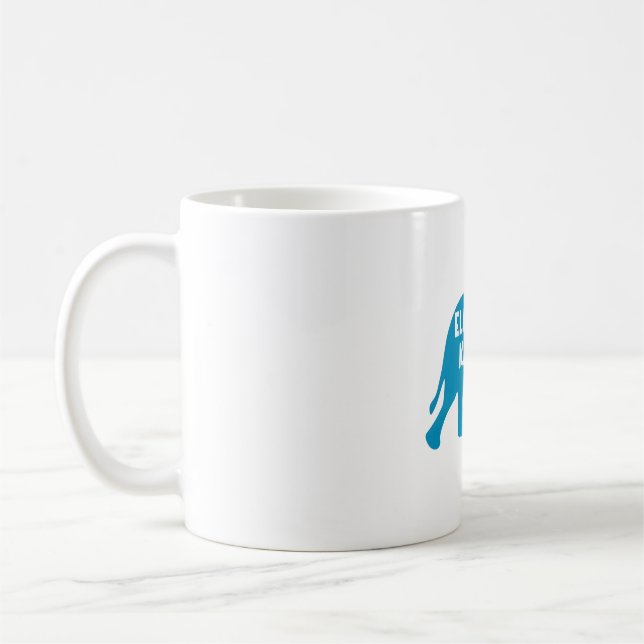 Elephant Keeper Coffee Mug (Left)