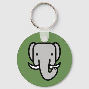 Elephant Key Ring