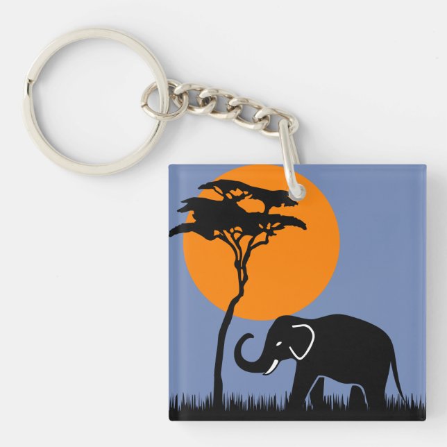 Elephant Key Ring (Front)