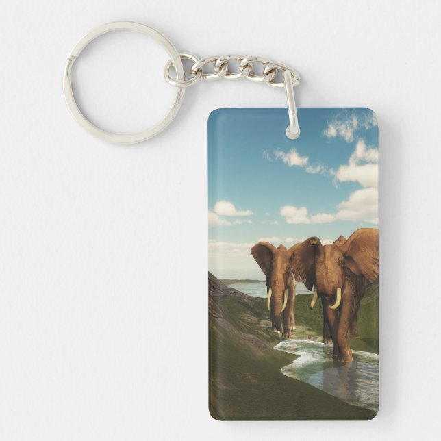 Elephant Key Ring (Front)