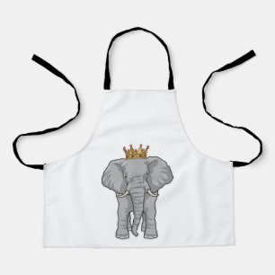 Elephant King Crown Apron