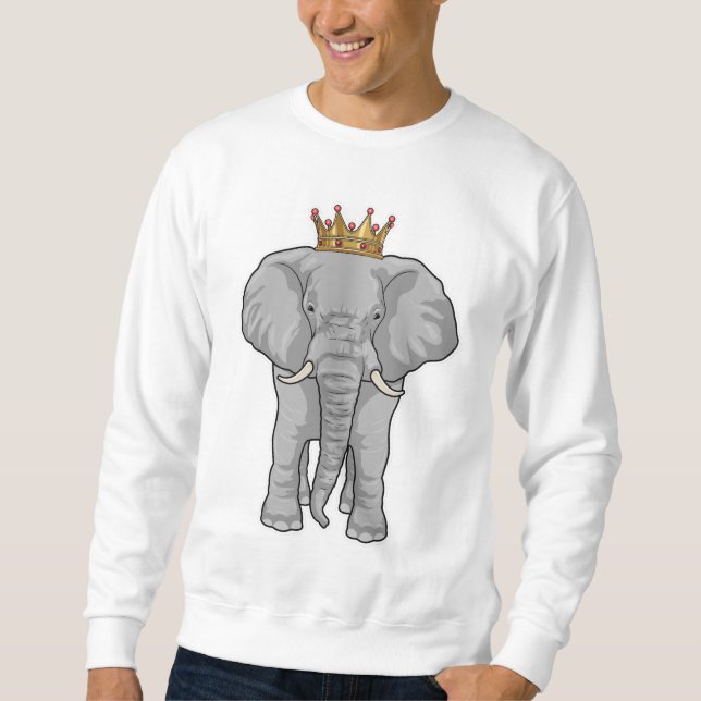 Elephant King Crown Sweatshirt (Front)