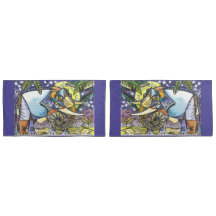 Elephant king design king size pillowcase set