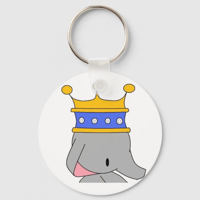 elephant king keychain (Front)