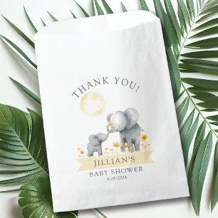 Elephant Kisses Baby Shower Thank You Favour Bag