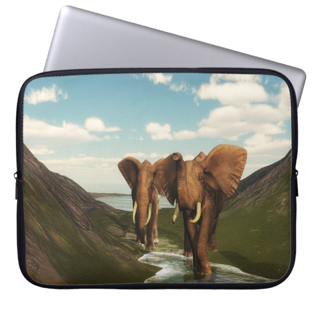 Elephant Laptop Sleeve (Front)