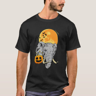 Elephant Lazy Halloween Costume Cool Animal Bats P T-Shirt