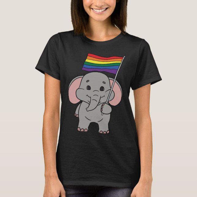 Elephant LGBT T-Shirt (Front)