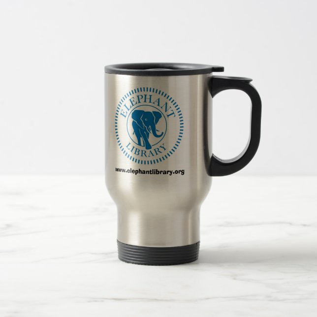 Elephant Library Travel Mug (Right)