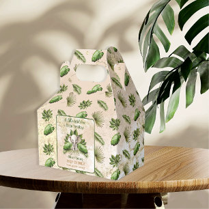 Elephant Little Wild One Is On The Way Baby Shower Favour Box