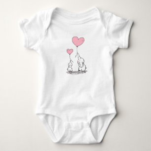 Elephant Love Baby Bodysuit