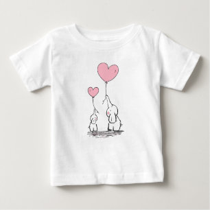 Elephant Love Baby T-Shirt