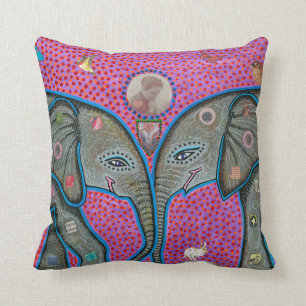 Elephant Love Cushion