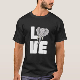 Elephant Love Cute Elephant Graphic Save Animal T-Shirt