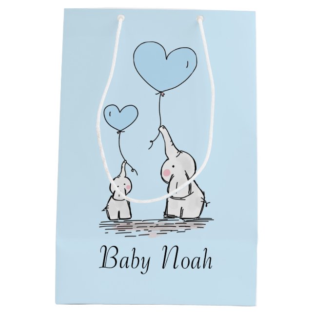 Elephant Love Gift Bag (Back)