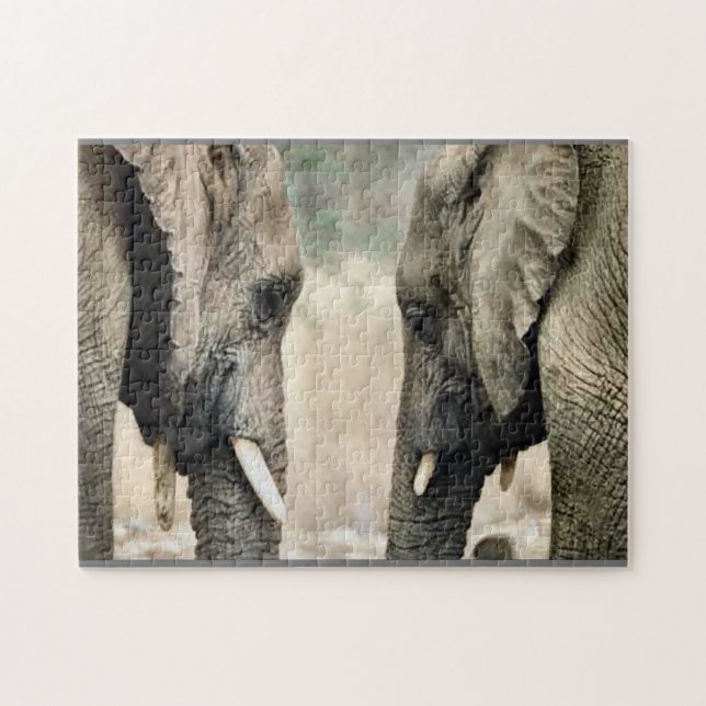 Elephant Love Jigsaw Puzzle (Horizontal)