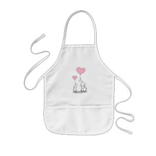Elephant Love Kids Apron