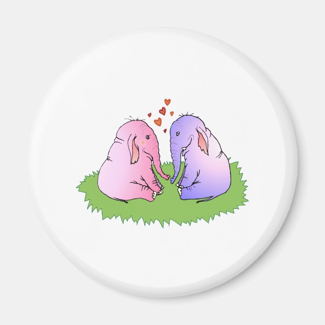 Elephant Love Magnet (Front)