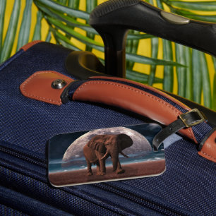 Elephant Luggage Tag