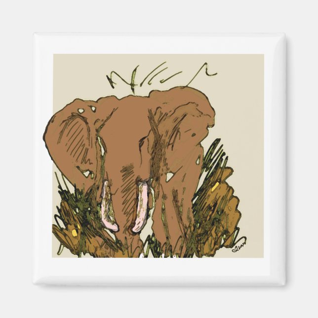 elephant magnet (Front)