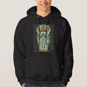 Elephant Mandala Loving Kindness Metta Wish Blessi Hoodie