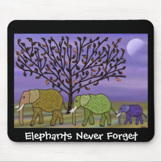 Elephant Moon Mousepad