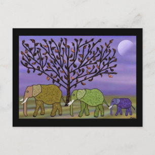 Elephant Moon Postcard
