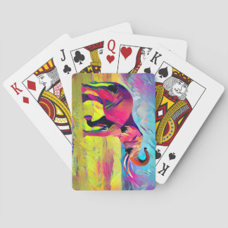 Elephant Mother Watercolor Playing Cards