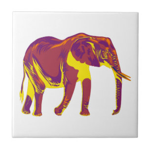 Elephant Motions Tile