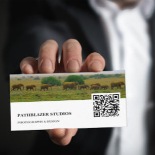 Elephant Mountain Wildlife Photography Business Card