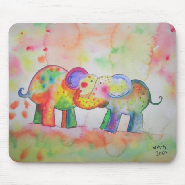 Elephant Mouse Pad (Front)
