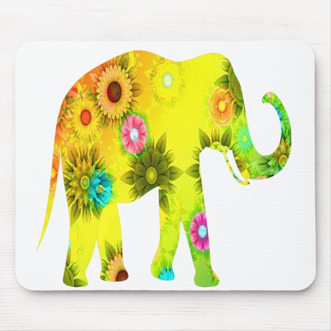 Elephant Mouse Pad (Front)