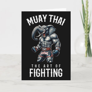Elephant Muay Thai - Kickboxing And Elephant Thai Card