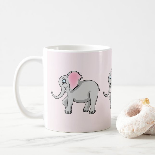 Elephant Mug (With Donut)