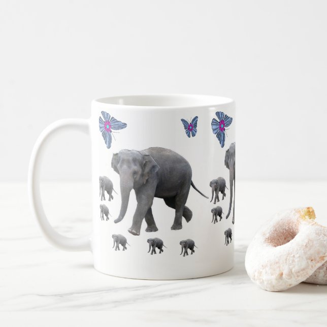 Elephant Mug (With Donut)