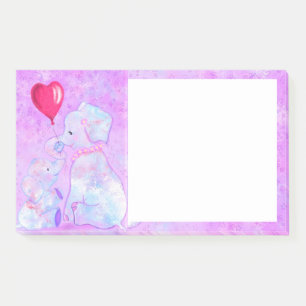 Elephant Mum and Baby Sticky Notes