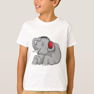 Elephant Music Headphone T-Shirt