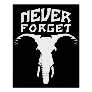 Elephant Never Forget Poster
